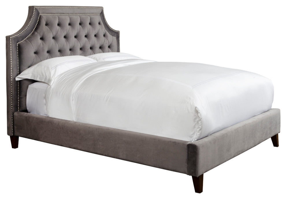 Parker Living Sleep Jasmine Bed, Flannel Grey, Queen