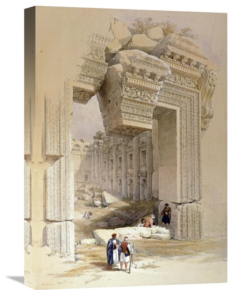 "The Doorway of The Temple of Bacchus" Artwork, 15" x 22"