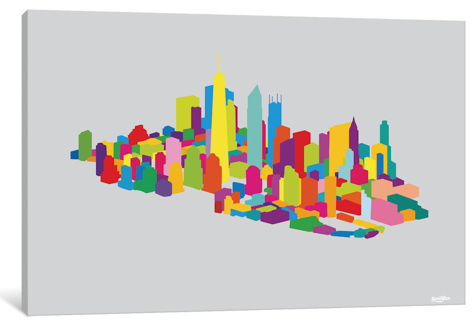 "New WTC Iso" by Yoni Alter, 40x26x1.5