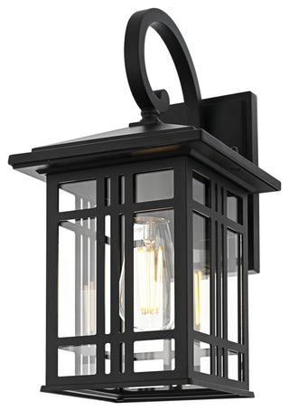 Home Living 14" Outdoor Wall sconce, Black