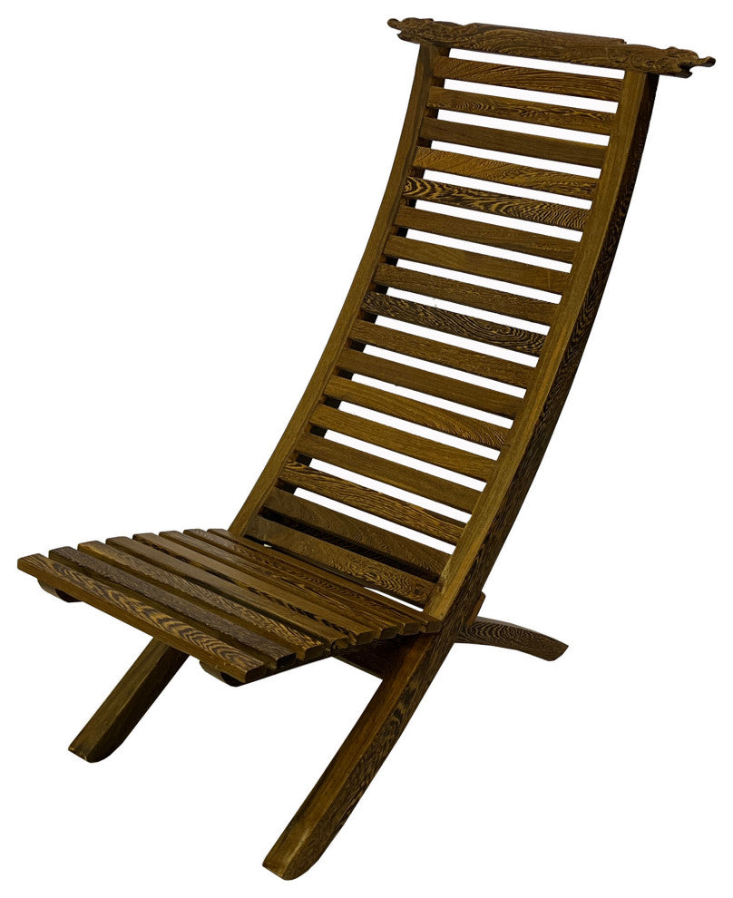 Chinese Handmade Bar Plank Low Lay Back Recline Sitting Stool Hws3120
