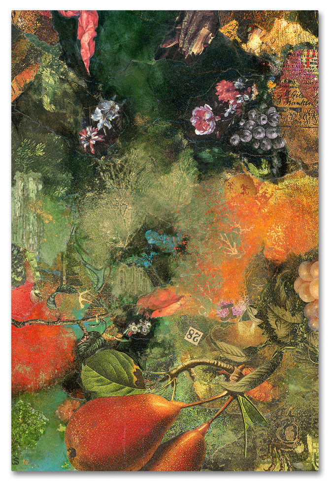 Nick Bantock 'Oregon Pears' Canvas Art, 19x12