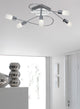 Dallas LED Ceiling Light, Alum
