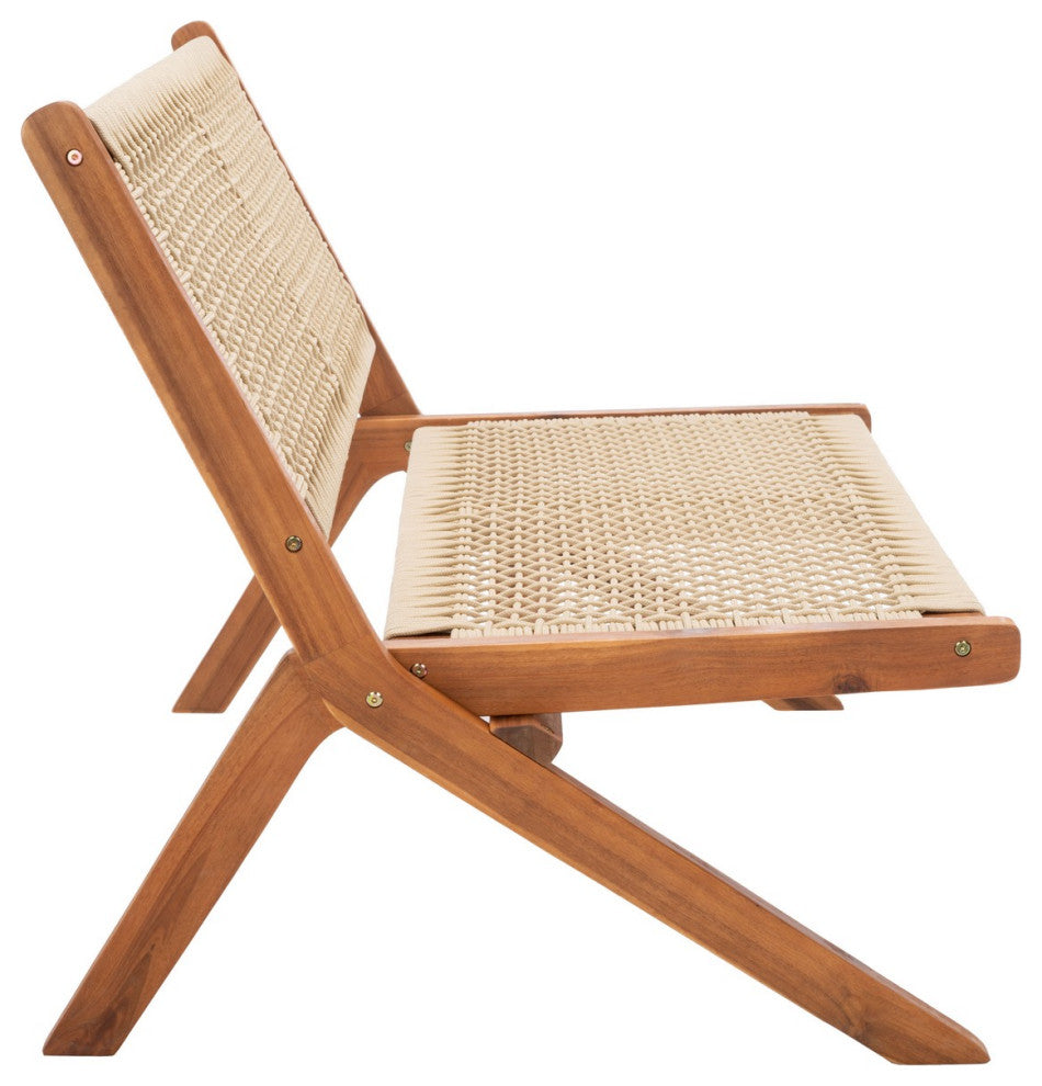 Safavieh Kobina Outdoor Bench Natural/Natural Rope