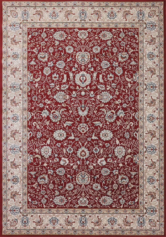 Melody Red Rug, 5'3"x7'7"