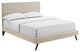 Macie Full Platform Bed with Round Splayed Legs