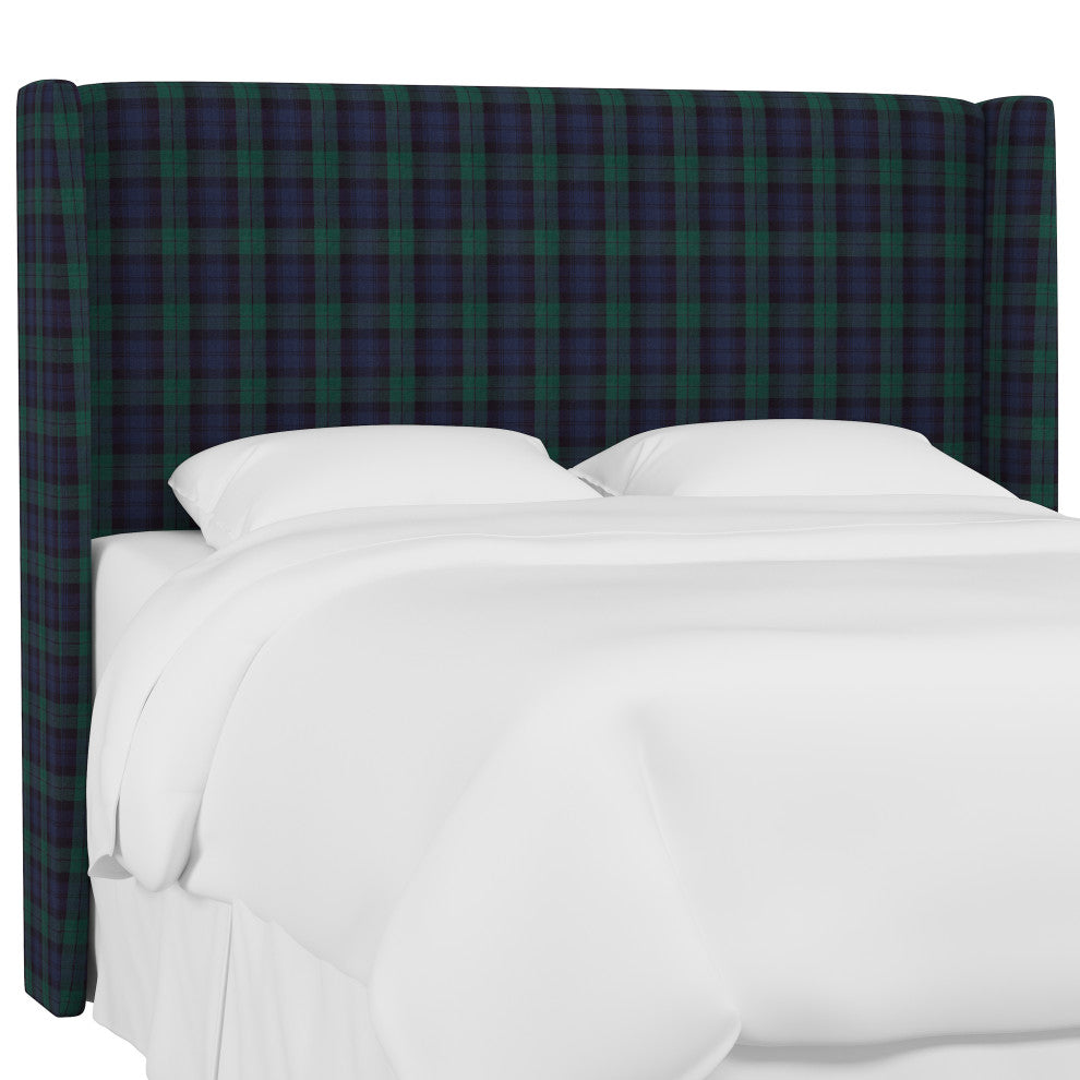 Maxwell Wingback Headboard, Blackwatch Blackwatch, Twin