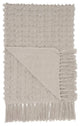 Mina Victory GT037 Throw Blanket, Khaki, 50" x 60"