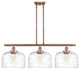 Innovations 916-3I-AC-G713-L-LED 3-Light Island Light, Antique Copper