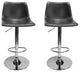 Jimmy Dean Vintage Adjustable Swivel Bar Stools, Set of 2, Vintage Gray