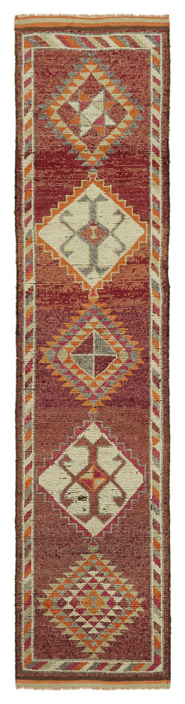 Rug N Carpet - Hand-knotted Oriental 2' 11" x 12' 2" Decorative Runner Rug