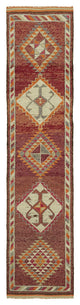 Rug N Carpet - Hand-knotted Oriental 2' 11" x 12' 2" Decorative Runner Rug