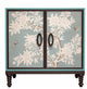 Facets Modern 36" Two-Door Cabinet, Gracie Blue