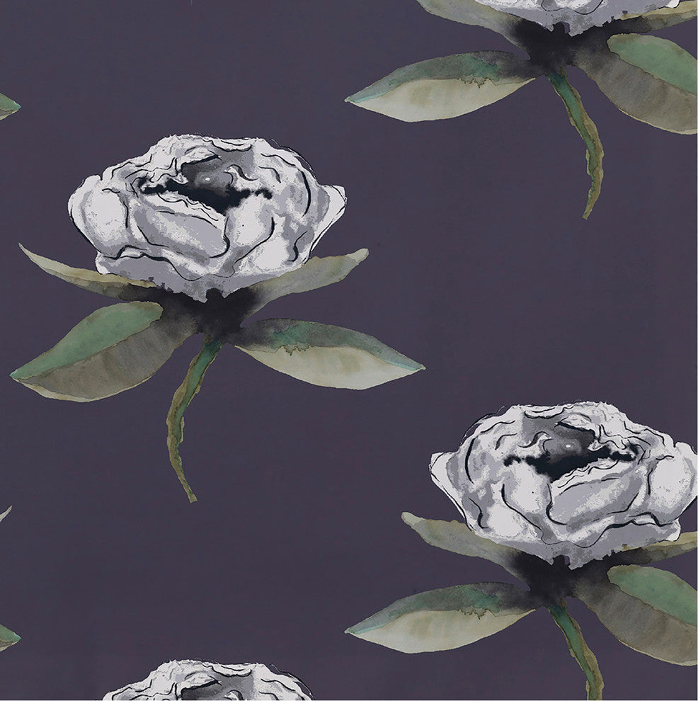 Floral Bunch 18"x14" Purple Floral Print Placemat, Set of 4