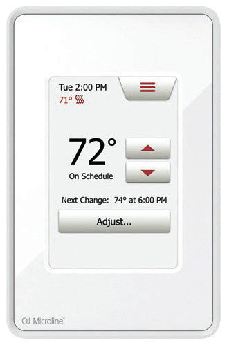 ThermoSoft Programmable Floor/Air Touchscreen Thermostat 120/240 Volt