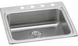 LRAD252265PD4 Lustertone Classic Stainless Steel 25" ADA Sink with Perfect Drain