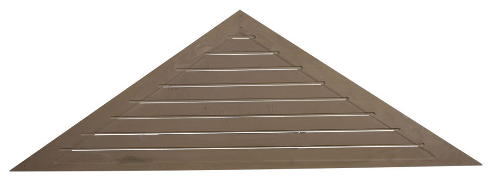 65"W x 21 3/4"H x 2 1/8"P Pitch 8/12 Triangle Gable Vent - Functional