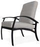 Belle Isle Cushion Deep Seating Outdoor Armchair, Graystone/Black
