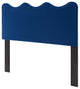 Headboard, King Size, Velvet, Blue Navy, Modern Contemporary, Bedroom Master