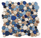Mosaic Porcelain Tile Mancala Pebble Series - Seaworld - Pool Rated