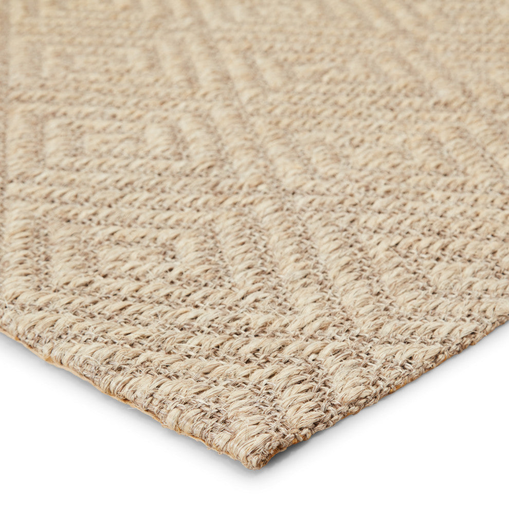 Jaipur Living Tampa Natural Geometric Gray Area Rug 12'X15'