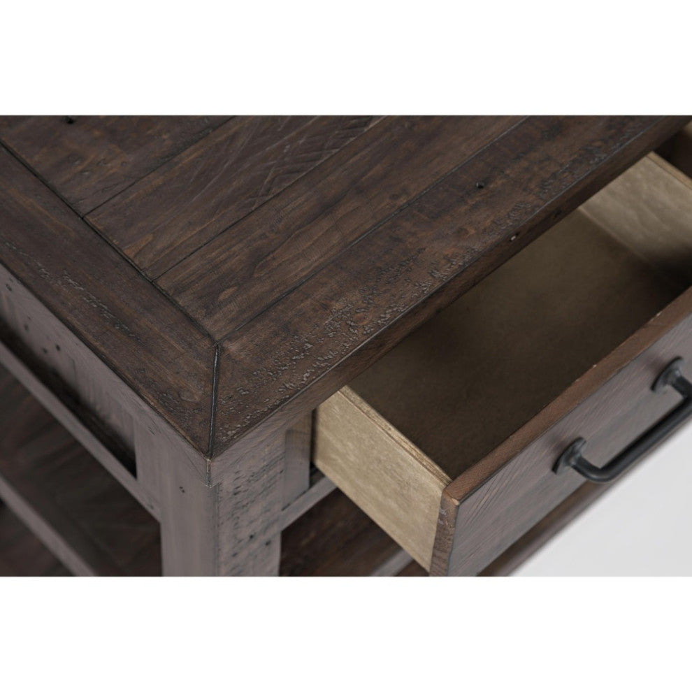 Madison County Rustic Reclaimed Pine Farmhouse Harris 50" Sofa Console Table