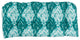 42"X19" U-Shaped Patterned Polyester Tufted Settee/Bench Cushion, Lakat Peacock