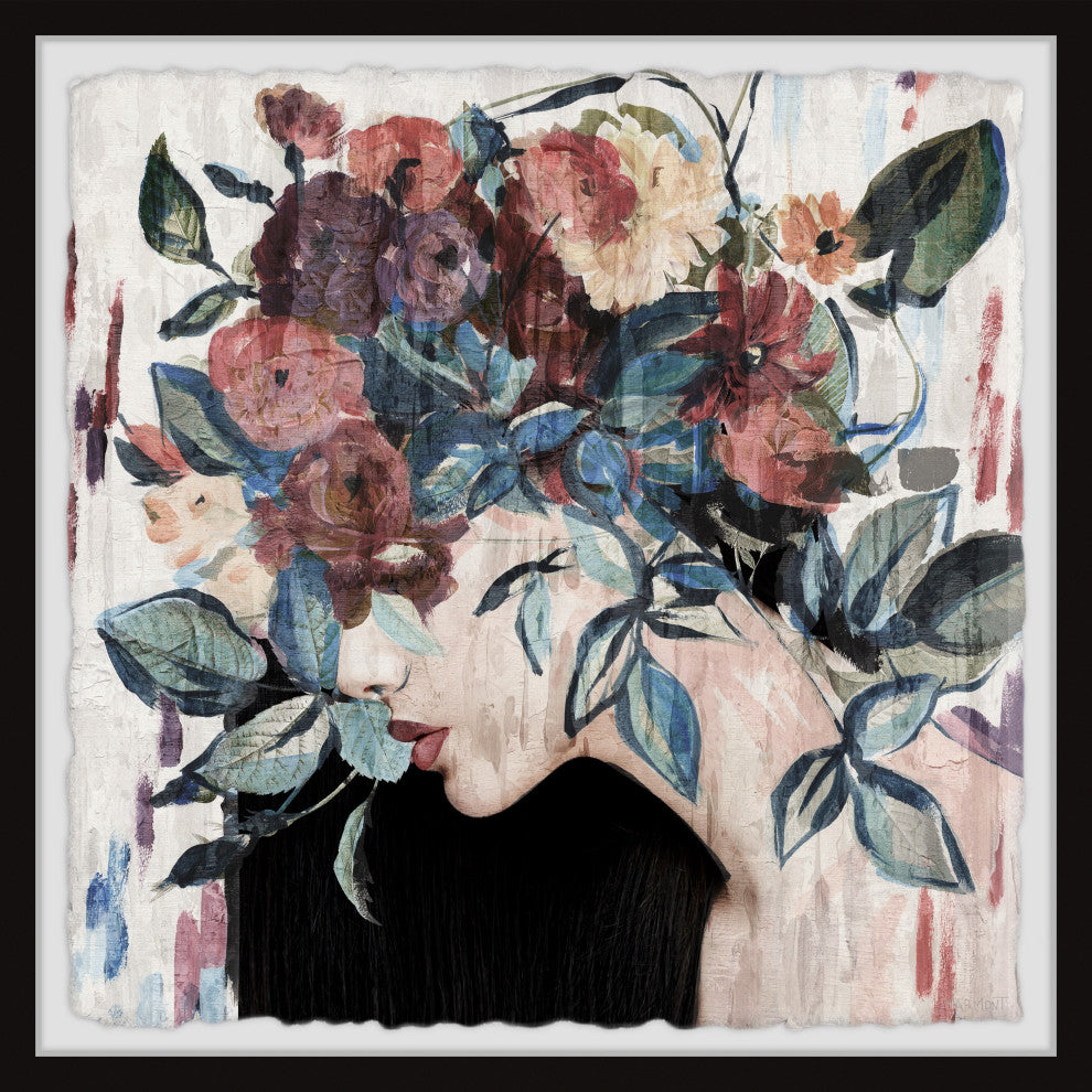 "Obsessed Thoughts" Framed Painting Print, 24x24