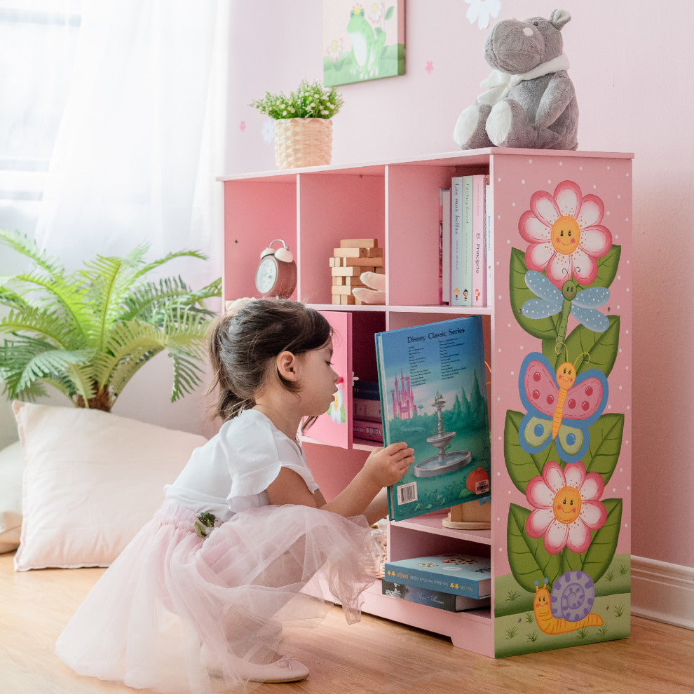 Magic Garden Adjustable Cube Kids Bookshelf