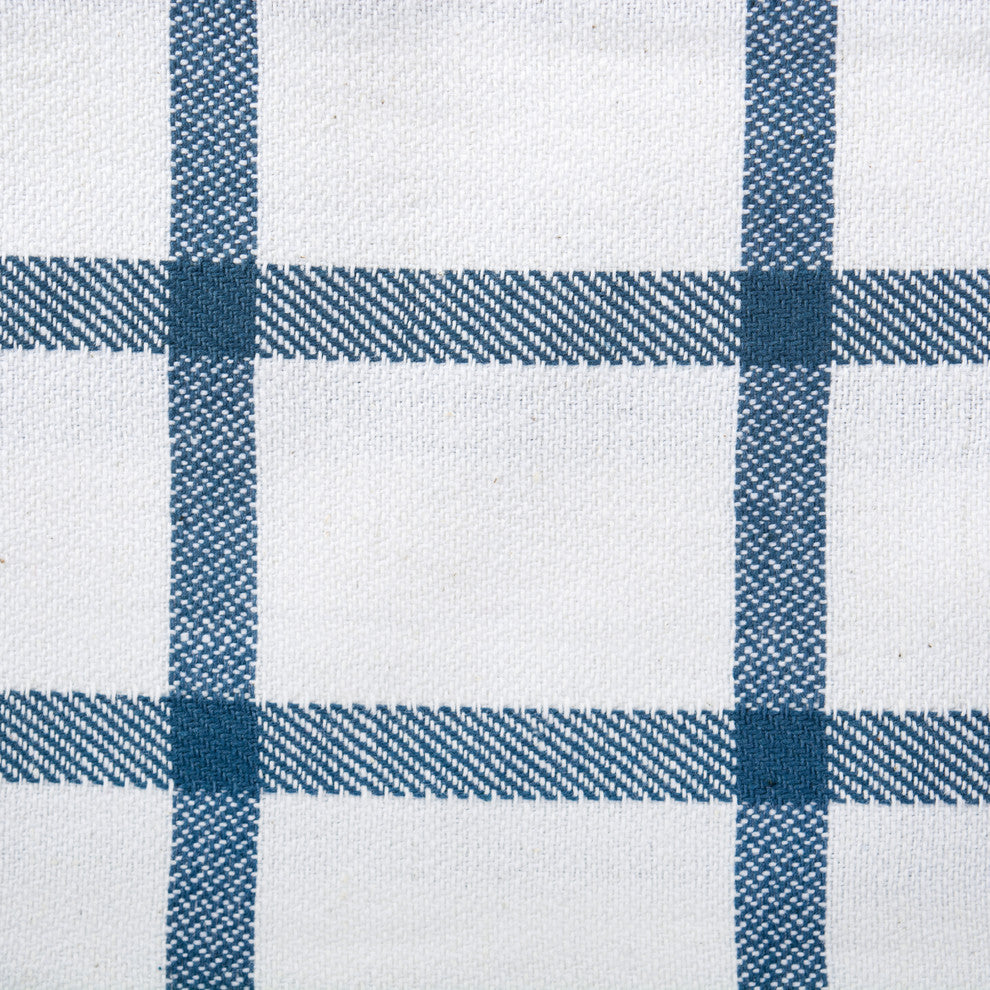 DII Assorted Stone Blue Woven Dishtowel, Set of 5