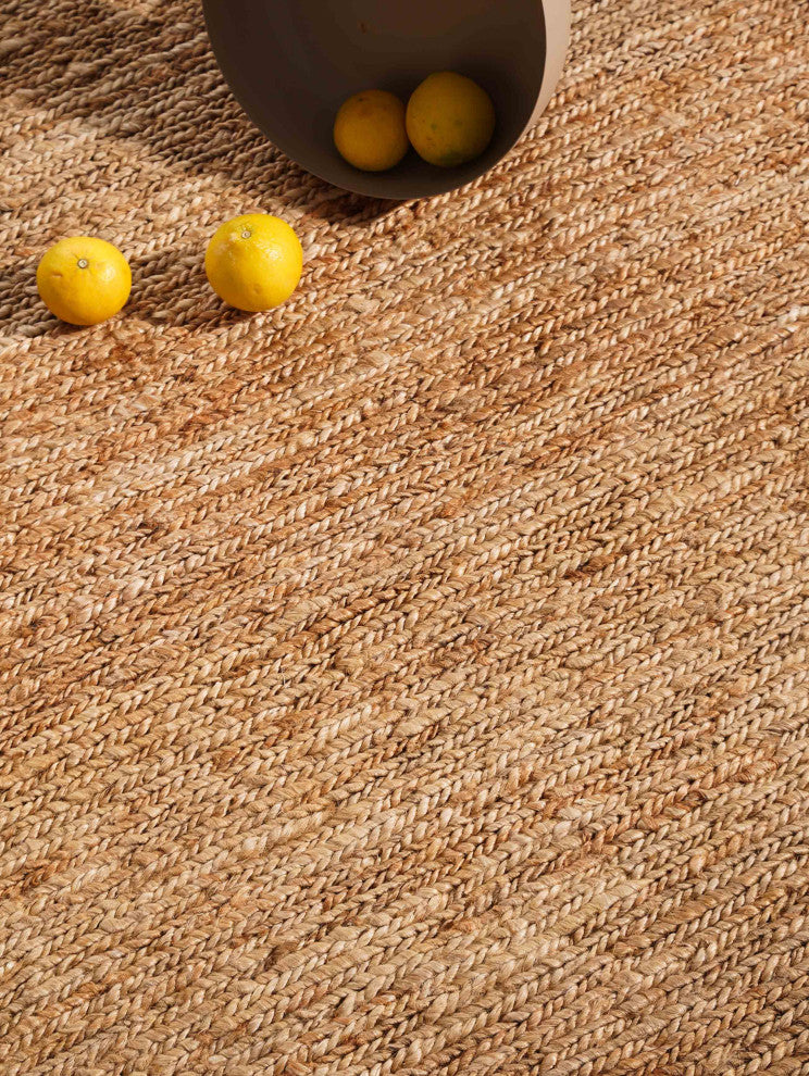 Hand Knotted Sumak Jute Area Rug Contemporary Light Brown White, [Rectangle] 8'x10'