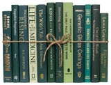 Decorative Books - Boxwood Book Bundle - 1 foot of Green Books