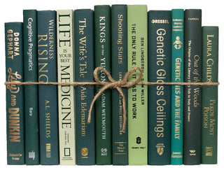 Decorative Books - Boxwood Book Bundle - 1 foot of Green Books