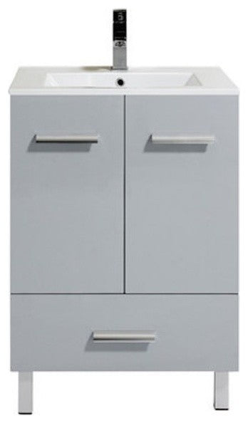 Fine Fixtures Atwood Vanity, Gray, 24"