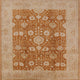 Ahgly Company Indoor Square Mid-Century Modern Area Rugs, 4' Square