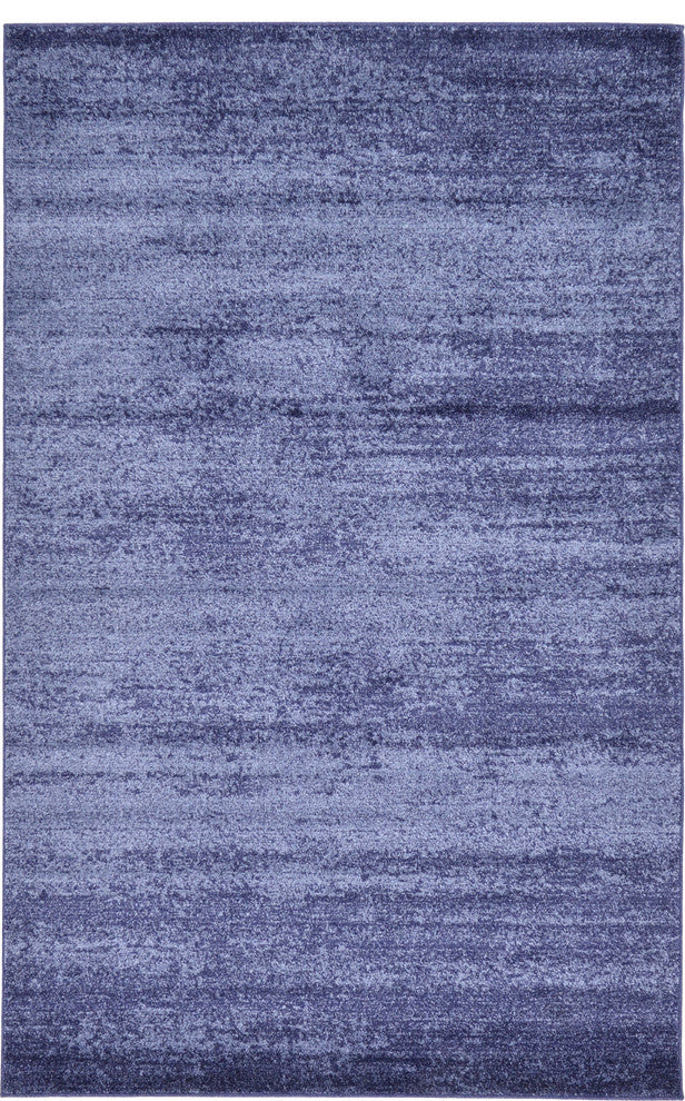 Unique Loom Navy Blue Del Mar Lucille 5' 0 x 8' 0 Area Rug