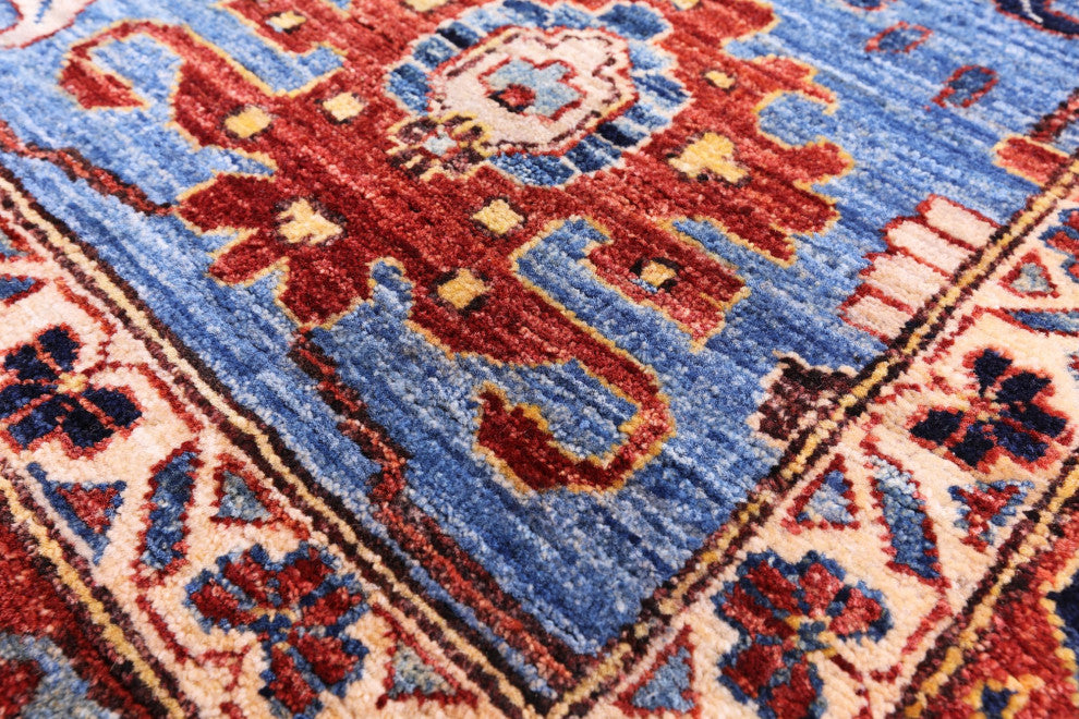 11' Square Handmade Persian Ziegler Wool Rug - Q12889