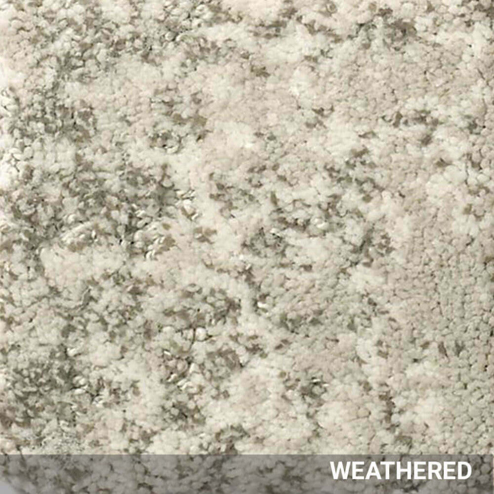 Tavares Distressed Indoor Carpet Area Rug, Weathered, 12x11