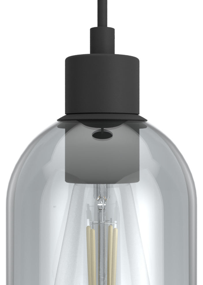 Hunter Lochemeade Natural Iron 1-Light Pendant Ceiling Light Fixture