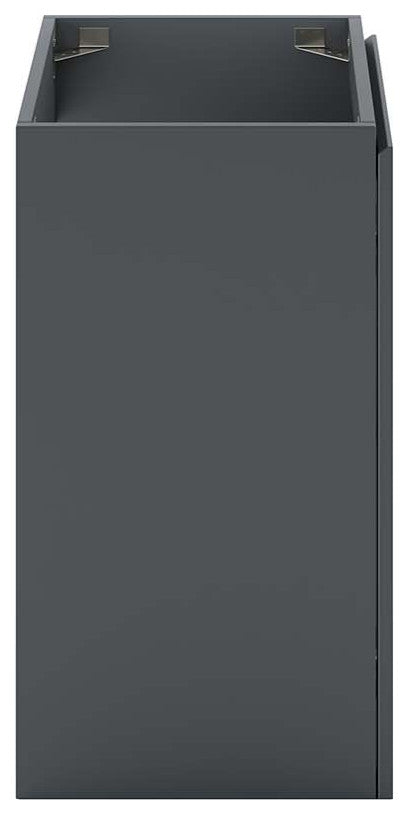 Vitality 18" Wall-Mount Bathroom Vanity, Gray