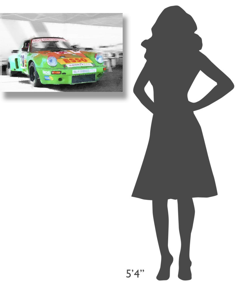 "Porsche 911 Turbo Watercolor" Fine Art Print