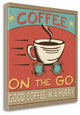 "Coffeehouse III" By Pela Studio, Giclee Print on Gallery Wrap Canvas