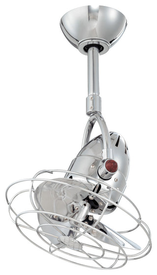 Diane 13" Fan, Metal Blades, Polished Chrome