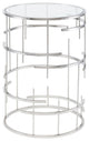 Tiffany Side Table, Stainless