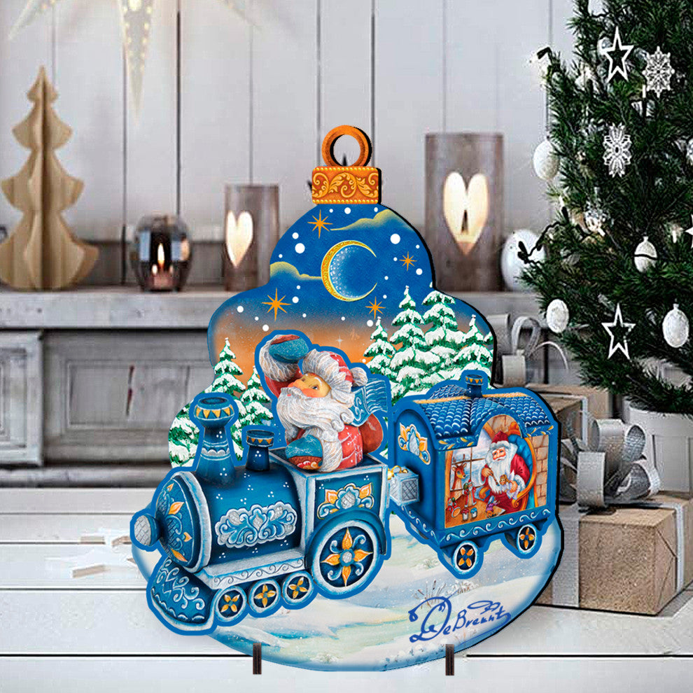 Santa's Arriva Free Standing  Garden Decor