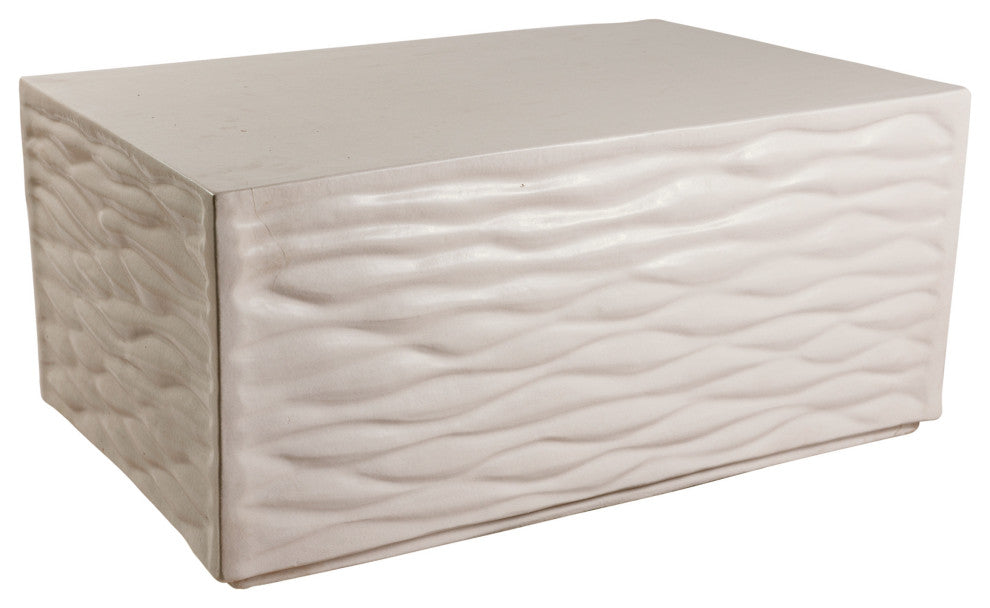 Zen Ceramic Rectangular Patio Coffee Table