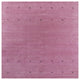 8' Square Persian Gabbeh Hand Knotted Wool Rug - Q15311