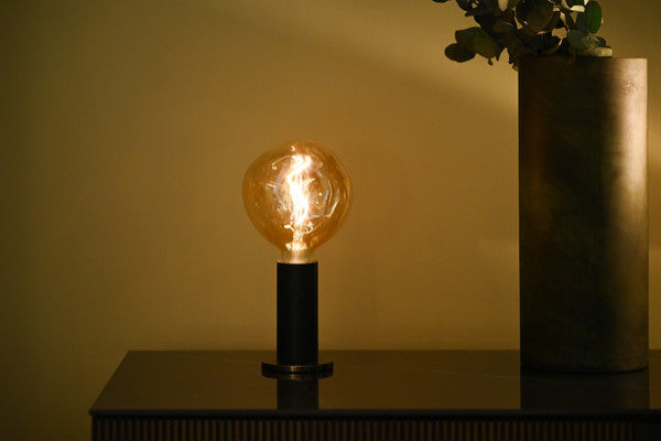 Blackened Oak Knuckle Table Lamp US