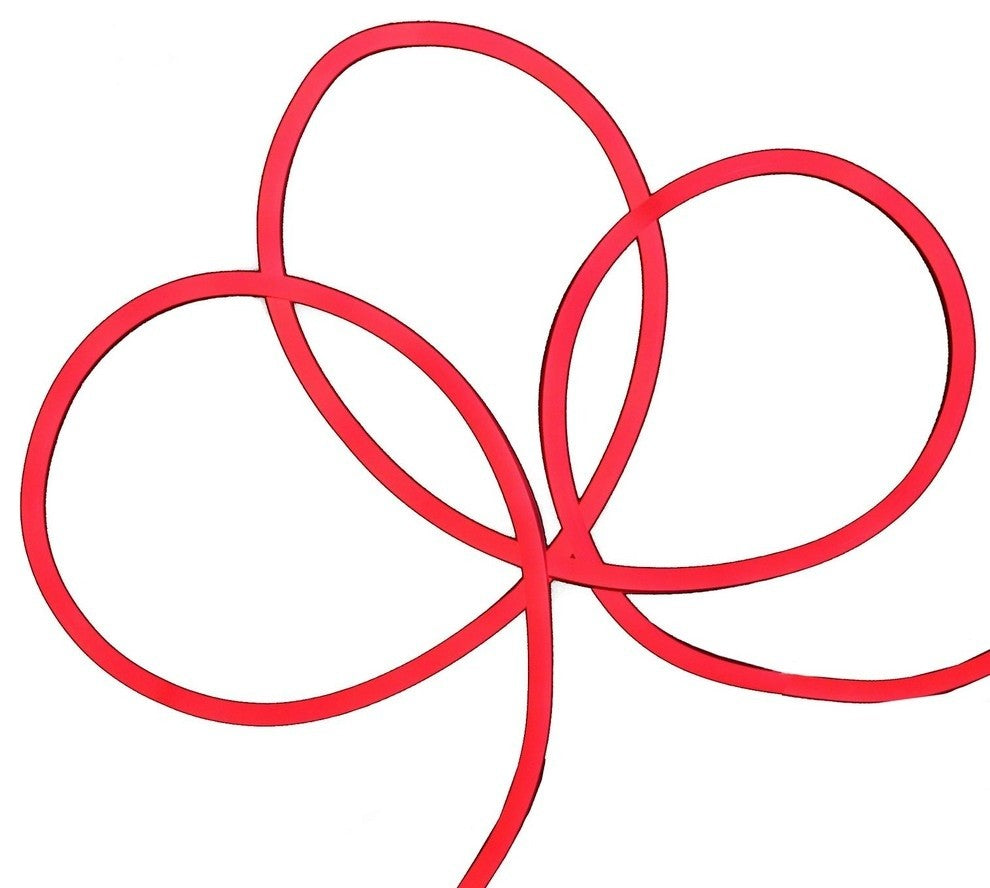 Red LED Commercial Grade Neon Style Flexible Christmas Rope Lights, 18 ft