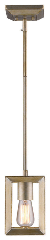 Golden Lighting 2073-M1L Smyth 5"W Mini Pendant - Natural White